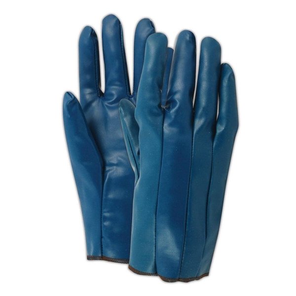 Magid Blue Magic 3823 Blue NitrileCoated Glove, Womens Sizes, 12PK 3823S